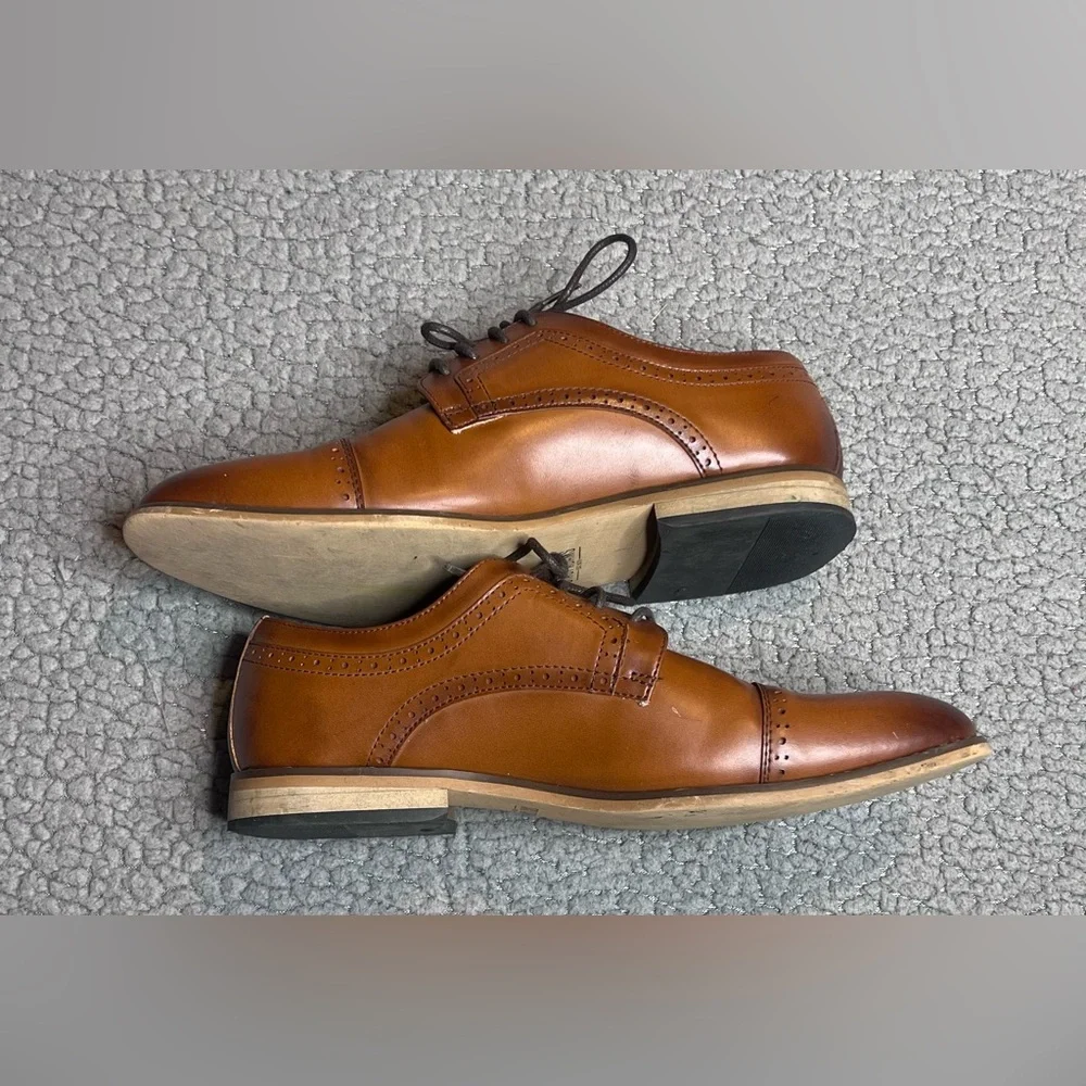 Stacy‎ Adams Dickinson Cap Toe Oxford Brown Men’s Size 5 M